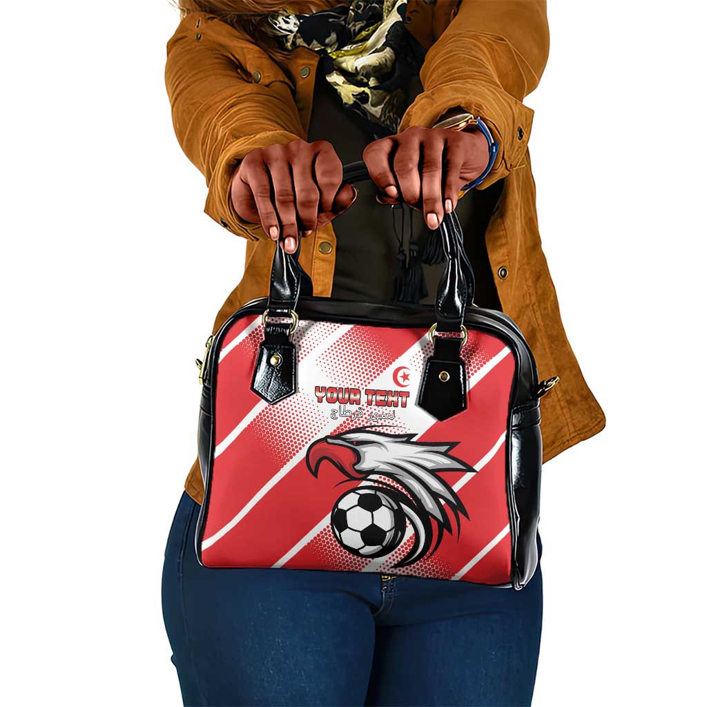Custom Tunisia Football Shoulder Handbag Go Eagles of Carthage