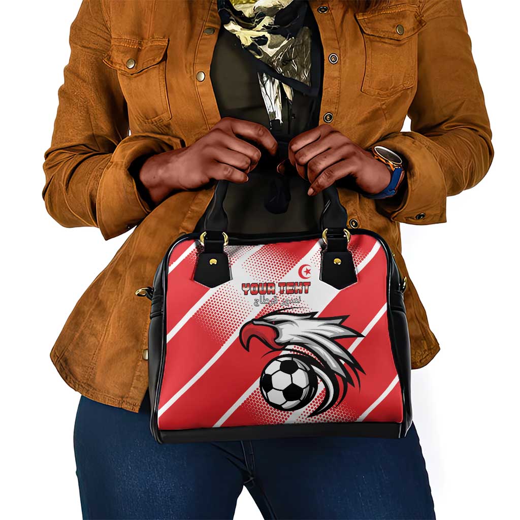 Custom Tunisia Football Shoulder Handbag Go Eagles of Carthage