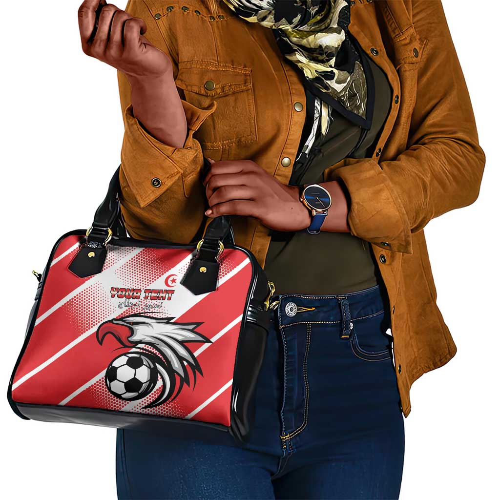 Custom Tunisia Football Shoulder Handbag Go Eagles of Carthage