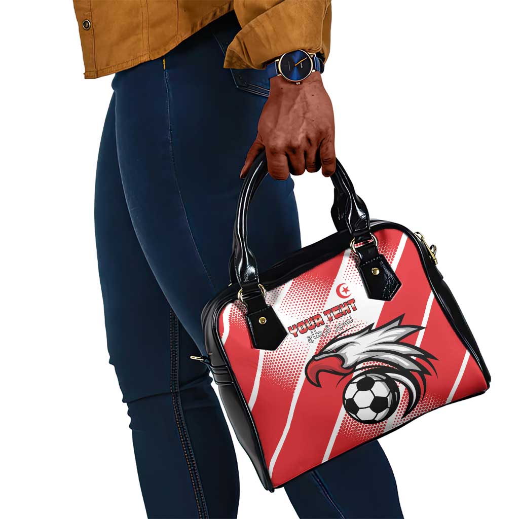 Custom Tunisia Football Shoulder Handbag Go Eagles of Carthage
