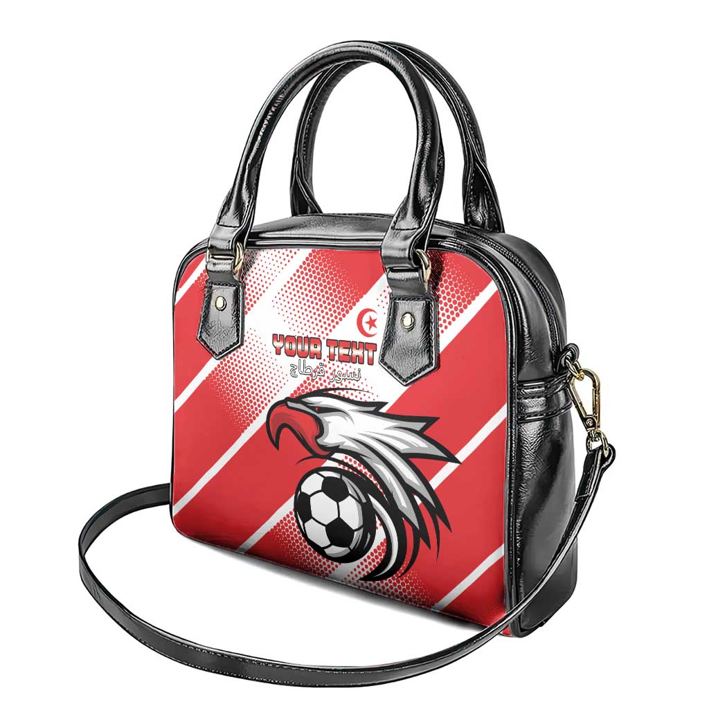 Custom Tunisia Football Shoulder Handbag Go Eagles of Carthage