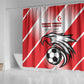 Custom Tunisia Football Shower Curtain Go Eagles of Carthage