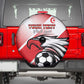 Custom Tunisia Football Spare Tire Cover Go Eagles of Carthage