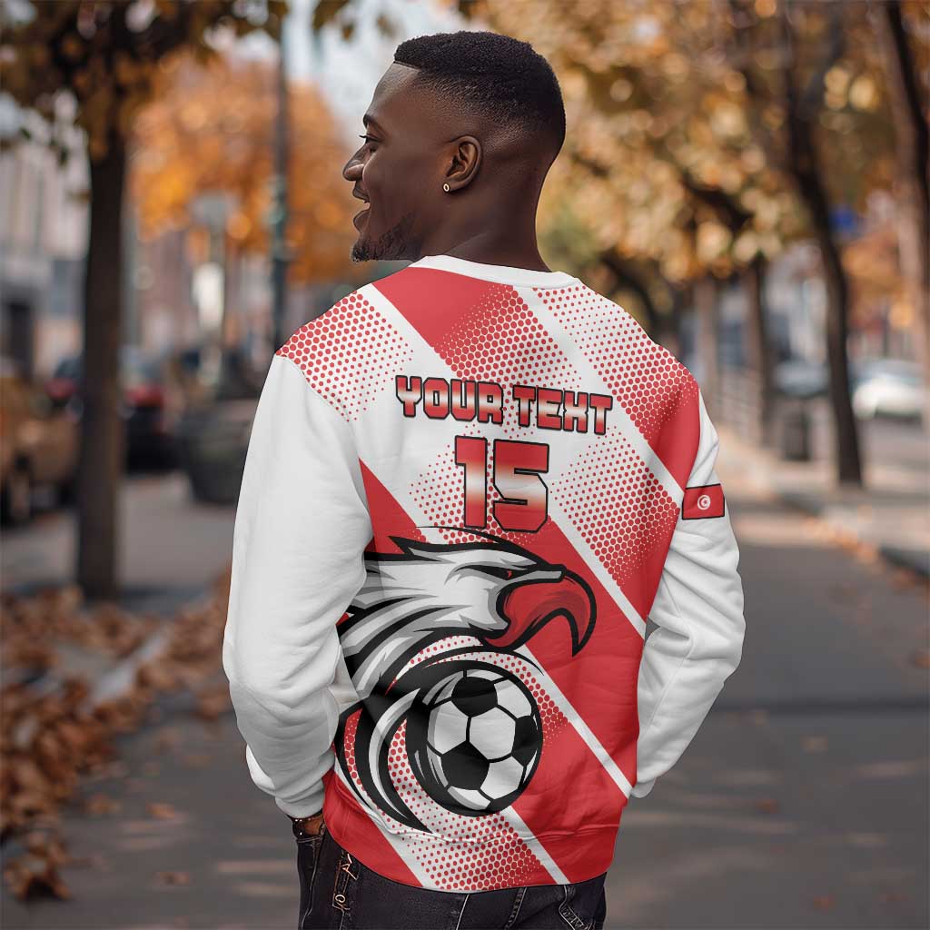 Custom Tunisia Football Sweatshirt Go Eagles of Carthage