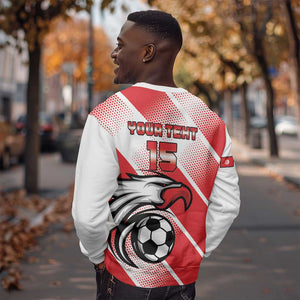 Custom Tunisia Football Sweatshirt Go Eagles of Carthage