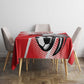 Custom Tunisia Football Tablecloth Go Eagles of Carthage