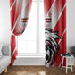 Custom Tunisia Football Window Curtain Go Eagles of Carthage