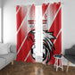 Custom Tunisia Football Window Curtain Go Eagles of Carthage