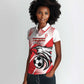 Custom Tunisia Football Women Polo Shirt Go Eagles of Carthage