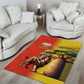 Afro Senegal Independence Day Area Rug 65th Anniversary - Kente Pattern
