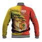 Afro Senegal Independence Day Baseball Jacket 65th Anniversary - Kente Pattern