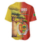 Afro Senegal Independence Day Baseball Jersey 65th Anniversary - Kente Pattern