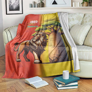 Afro Senegal Independence Day Blanket 65th Anniversary - Kente Pattern