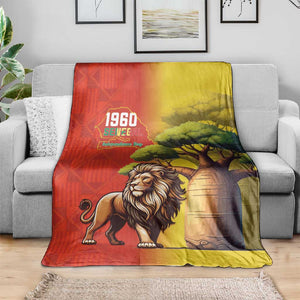 Afro Senegal Independence Day Blanket 65th Anniversary - Kente Pattern
