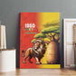 Afro Senegal Independence Day Canvas Wall Art 65th Anniversary - Kente Pattern