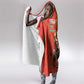 Afro Senegal Independence Day Hooded Blanket 65th Anniversary - Kente Pattern