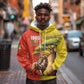 Afro Senegal Independence Day Hoodie 65th Anniversary - Kente Pattern
