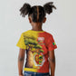 Afro Senegal Independence Day Kid T shirt 65th Anniversary - Kente Pattern