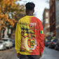 Afro Senegal Independence Day Long Sleeve Shirt 65th Anniversary - Kente Pattern