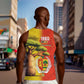 Afro Senegal Independence Day Men Tank Top 65th Anniversary - Kente Pattern