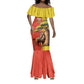 Afro Senegal Independence Day Mermaid Dress 65th Anniversary - Kente Pattern