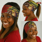 Afro Senegal Independence Day Neck Gaiter 65th Anniversary - Kente Pattern LT15