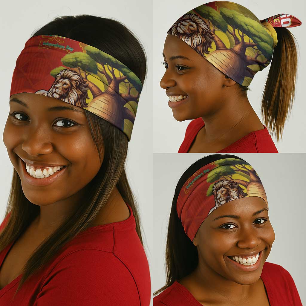 Afro Senegal Independence Day Neck Gaiter 65th Anniversary - Kente Pattern LT15