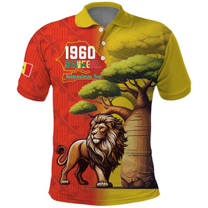 Afro Senegal Independence Day Polo Shirt 65th Anniversary - Kente Pattern