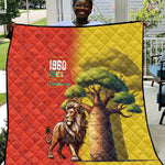 Afro Senegal Independence Day Quilt 65th Anniversary - Kente Pattern