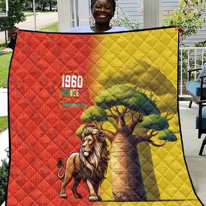 Afro Senegal Independence Day Quilt 65th Anniversary - Kente Pattern