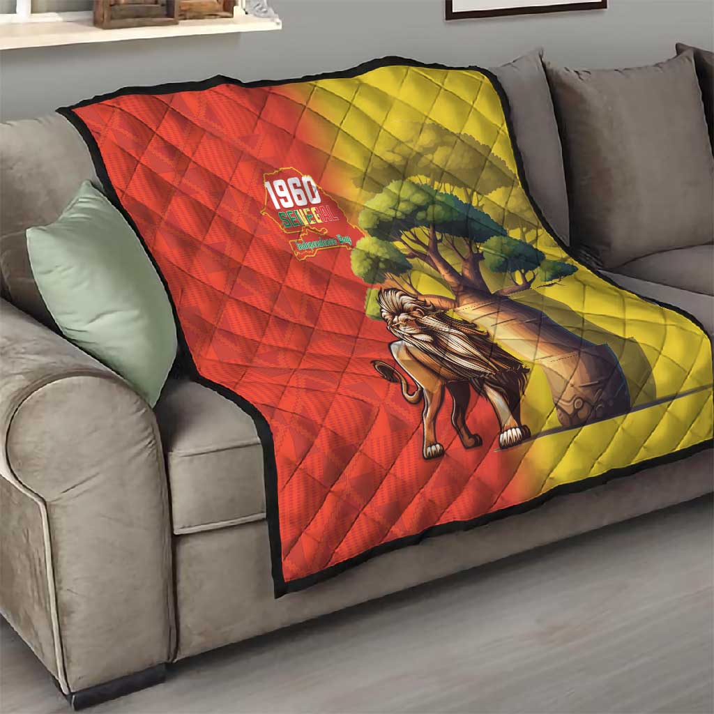 Afro Senegal Independence Day Quilt 65th Anniversary - Kente Pattern