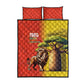 Afro Senegal Independence Day Quilt Bed Set 65th Anniversary - Kente Pattern