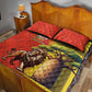 Afro Senegal Independence Day Quilt Bed Set 65th Anniversary - Kente Pattern