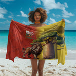 Afro Senegal Independence Day Sarong 65th Anniversary - Kente Pattern