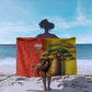 Afro Senegal Independence Day Sarong 65th Anniversary - Kente Pattern