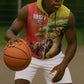 Afro Senegal Independence Day Sleeveless Zip Hoodie 65th Anniversary - Kente Pattern - African Pride