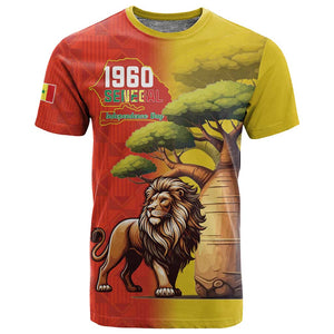Afro Senegal Independence Day T shirt 65th Anniversary - Kente Pattern