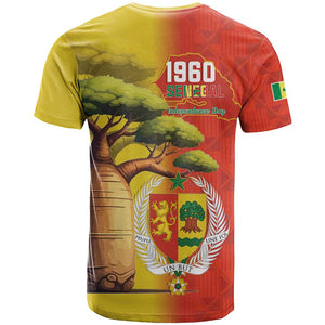 Afro Senegal Independence Day T shirt 65th Anniversary - Kente Pattern