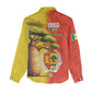 Afro Senegal Independence Day Women Casual Shirt 65th Anniversary - Kente Pattern LT15
