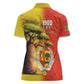 Afro Senegal Independence Day Women Polo Shirt 65th Anniversary - Kente Pattern