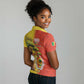 Afro Senegal Independence Day Women Polo Shirt 65th Anniversary - Kente Pattern