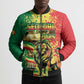 Custom Senegal Football Bomber Puffer Jacket We Are the Champions