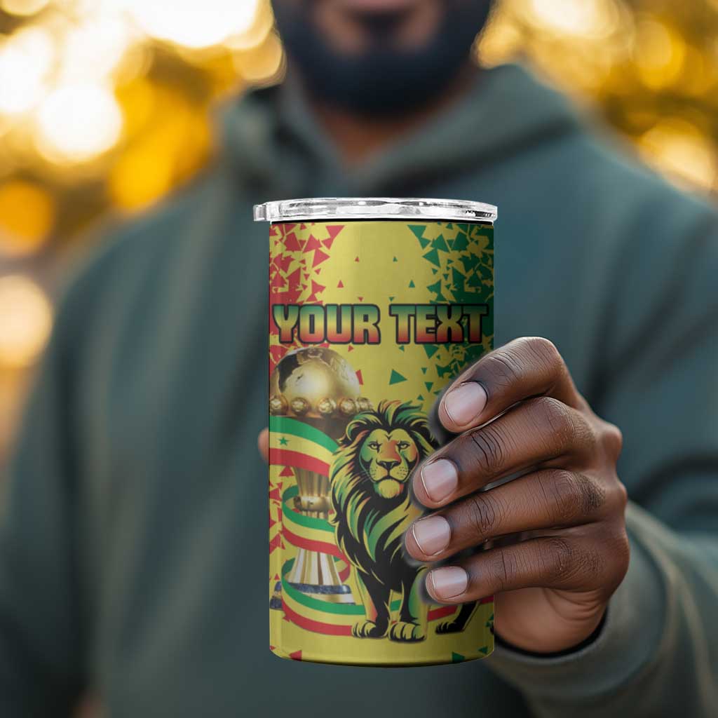 Custom Senegal Football 4 in 1 Can Cooler Tumbler We Are the Champions