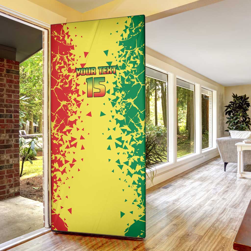 Custom Senegal Football Door Cover We Are the Champions