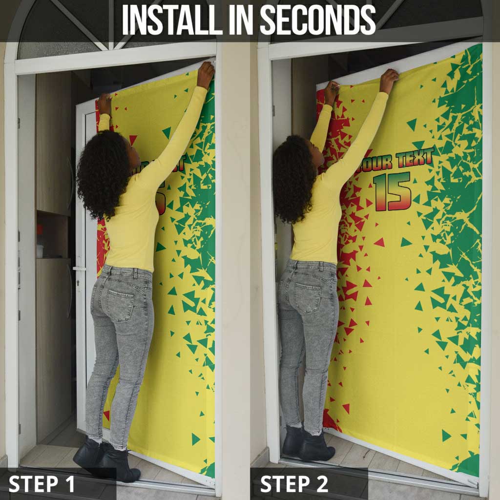 Custom Senegal Football Door Cover We Are the Champions