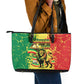 Senegal Football Leather Tote Bag We Are the Champions