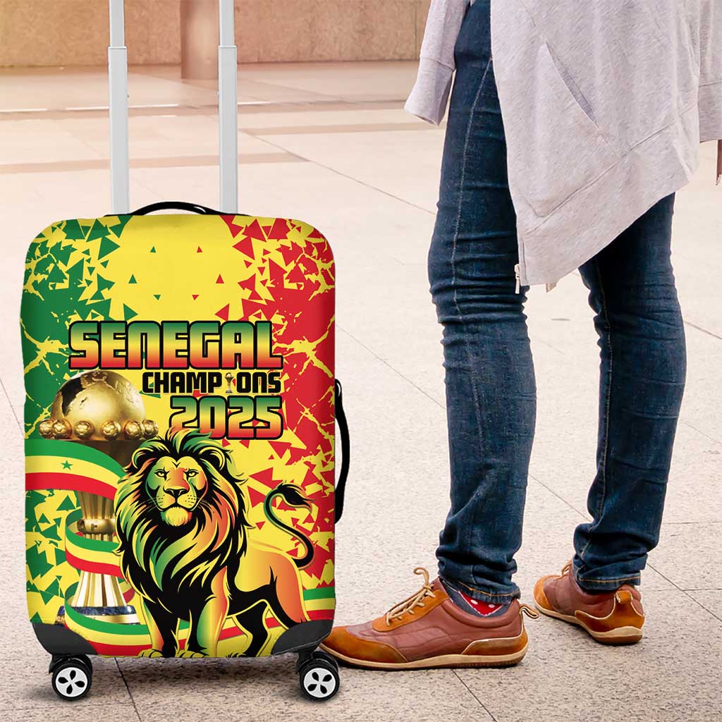 Senegal Football Luggage Cover We Are the Champions