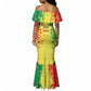 Custom Senegal Football Mermaid Dress We Are the Champions
