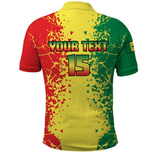 Custom Senegal Football Polo Shirt We Are the Champions