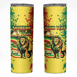 Custom Senegal Football Skinny Tumbler We Are the Champions